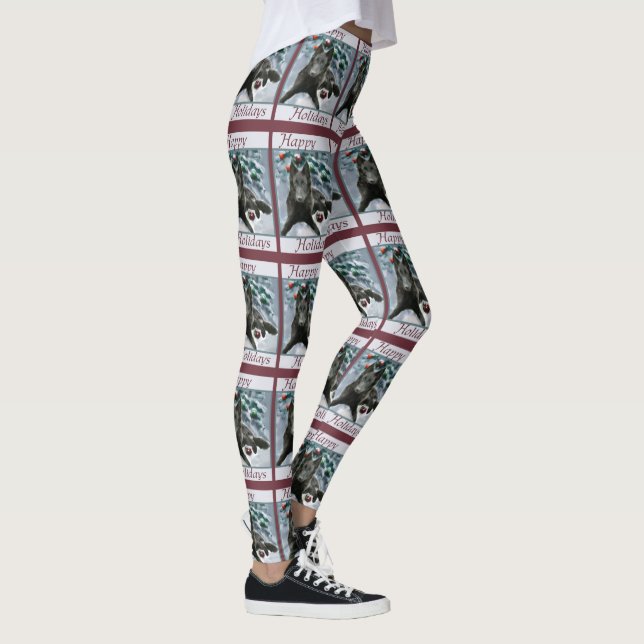 Belgisk Sheepdog-jul Leggings (Höger)