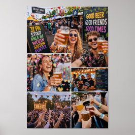 Belgisk sommarölfestival Vibes Affisch