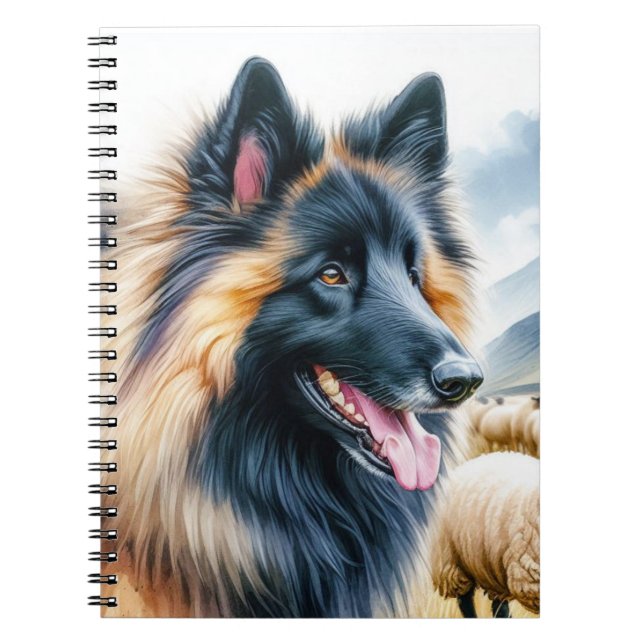 Belgisk Tervuren Anteckningsbok (Framsidan)