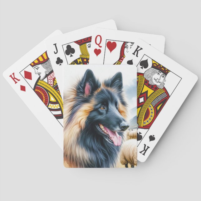 Belgisk Tervuren Casinokort (Baksidan)