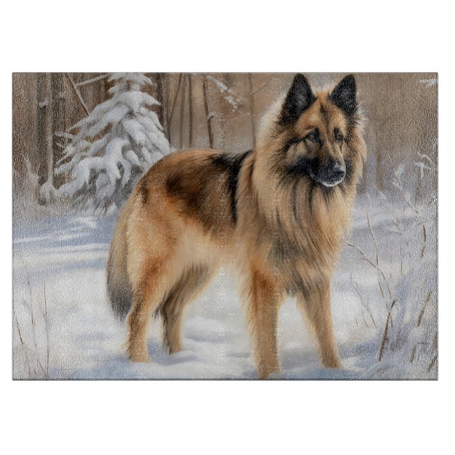 Belgisk Tervuren Låt Det Snöa Jul (Framsidan)