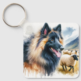 Belgisk Tervuren Nyckelring