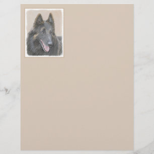 Belgisk Tervuren Painting - Cute Original Hund Art