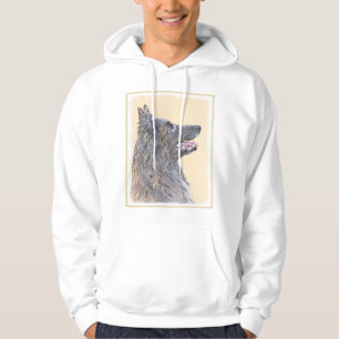 Belgisk Tervuren Painting - Cute Original Hund Art Munkjacka