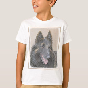 Belgisk Tervuren Painting - Cute Original Hund Art T Shirt