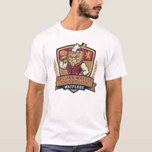 Belgisk Våffel Universitets Idrottslogo Ajay T Shirt