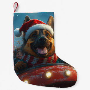 Belgisk vallhund berg- och dalbana jul liten julstrumpa