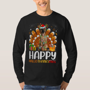 Belgisk vallhund Halloween jul Hallothan T Shirt