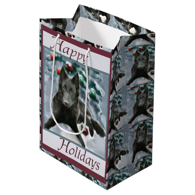 Belgisk vallhund jul (Framsidan Vinklad)