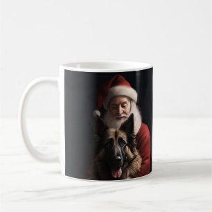 Belgisk vallhund Julenisse Festlig jul Kaffemugg