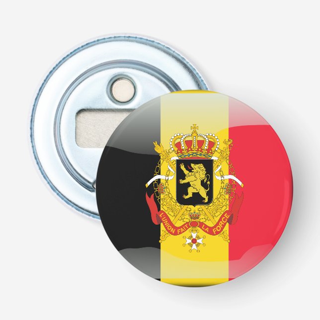 Belgisk vapensköld flasköppnare (Framsidan)