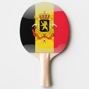 Belgisk vapensköld pingisracket