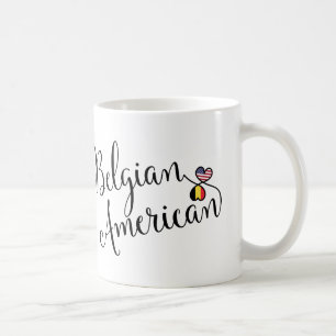 Belgiska amerikanska Entwed Hearts Mugg