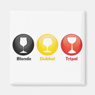 Belgiska Beer Icons Magnet