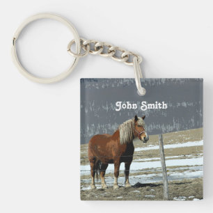 Belgiska draghästen i Paddock Keychain