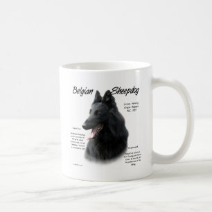 Belgiska fårhundshistorik; allt om fårhundar kaffemugg