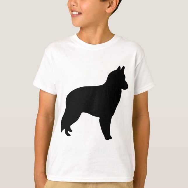 Belgiska fårhundsredskap tee (Framsida)