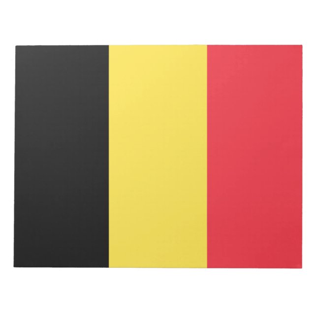 Belgiska Flagga Anteckningsblock (Framsida)