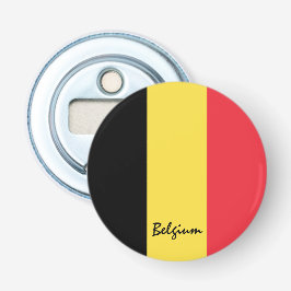 Belgiska Flagga & Belgiska party/sportdrycken Flasköppnare