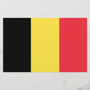 Belgiska Flagga Brevpapper