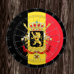 Belgiska Flagga Dartboard och Belgien/speltavla Darttavla<br><div class="desc">Dartboard: Belgiska och belgiska flagga,  familjejordspel - kärlek mitt land,  sommarspel,  helgdag,  fars dag,  födelsedagsfest,  college studenter/roligtar</div>