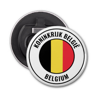 Belgiska Flagga Gorgous Patriotic Flaska Open Flasköppnare