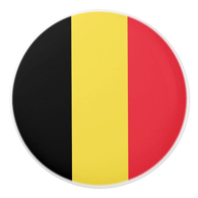 Belgiska Flagga Knopp (Framsidan)