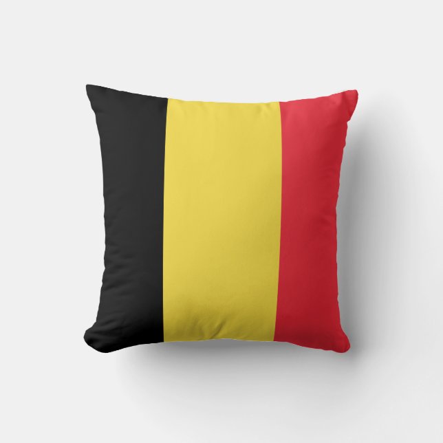 Belgiska Flagga Kudde (Framsida)