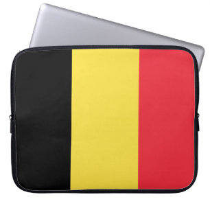 Belgiska Flagga Laptop Fodral