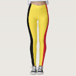 Belgiska Flagga Leggings<br><div class="desc">Detta mönster är utmärkande för Belgiens flagga (officiellt Konungariket Belgien), som är ett land i Westerna Europa. Belgien gränsar av Nederländerna norrut, Tysklant till öster, Luxemburg sydost, Frankrike sydväst och Nordsjön nordväst. Belgiens största stad och huvudstad är Bryssel. Andra större städer i Belgien är Antwerpen, Brygge, Charleroi, Gent, Leuven, Liège...</div>