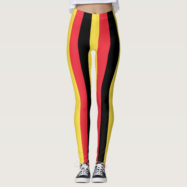 Belgiska flagga leggings (Framsida)