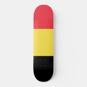 Belgiska Flagga Mini Skateboard Bräda 18,5 Cm