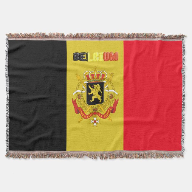 Belgiska flagga mysfilt (Framsidan)