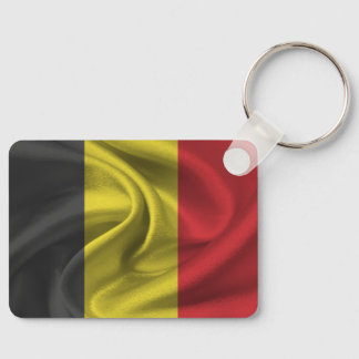 Belgiska Flagga-nyckelkedjan Nyckelring