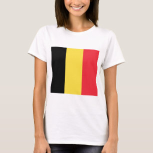 Belgiska Flagga T Shirt