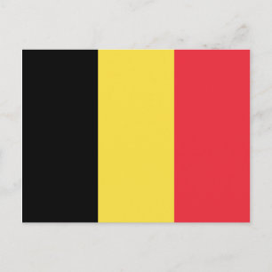 Belgiska Flagga Vykort