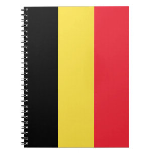 Belgiska flaggan anteckningsbok