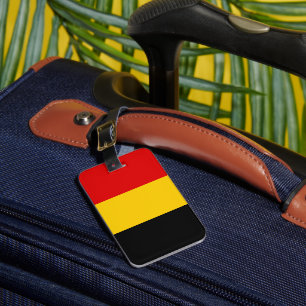 Belgiska flaggan bagagebricka