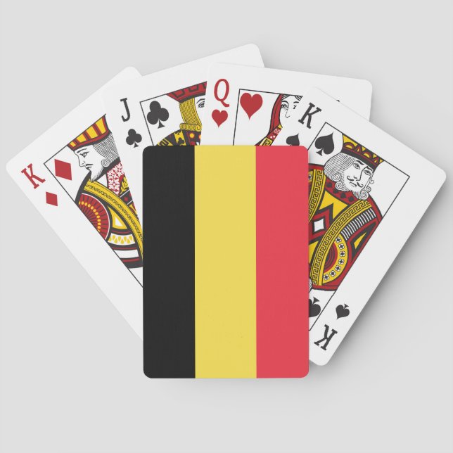 Belgiska flaggan casinokort (Baksidan)