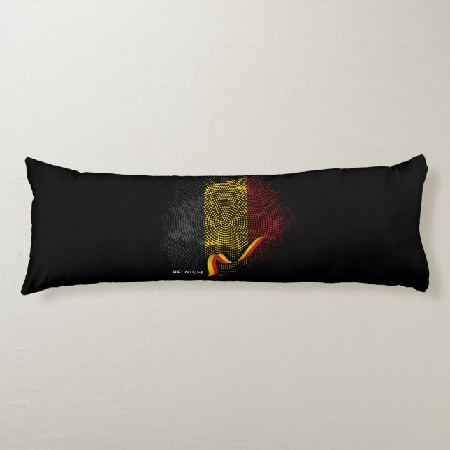 Belgiska flaggan kroppskudde (Framsidan)