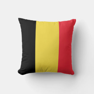 Belgiska flaggan kudde