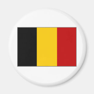 Belgiska flaggan magnet