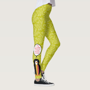 Belgiska flaggans dag Fröken Pingvin Pratar Leggings