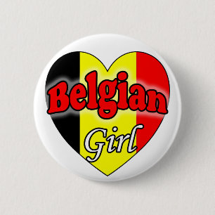 Belgiska flicka knapp
