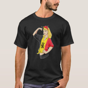 Belgiska flickan - ej brytbar i belgiskt arv I Bel T Shirt