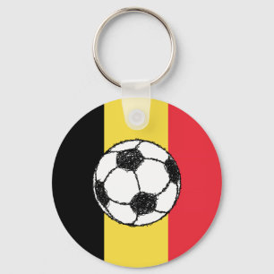 Belgiska fotbollen nyckelring
