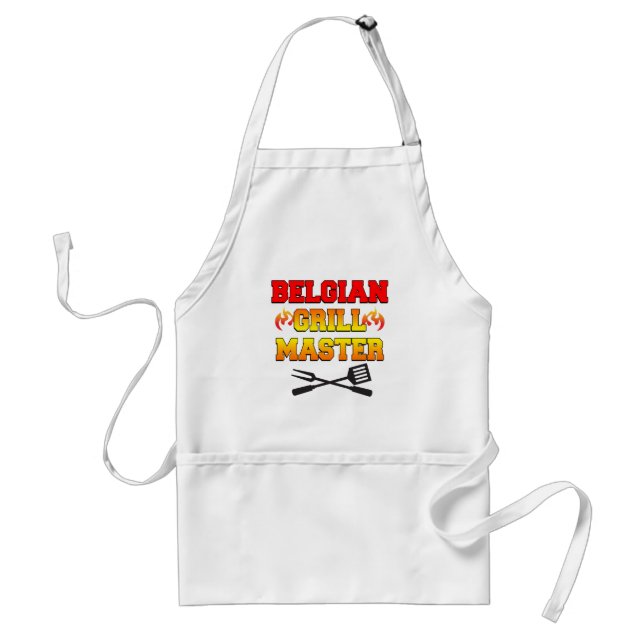 Belgiska Grill Master Apron Förkläde (Framsidan)
