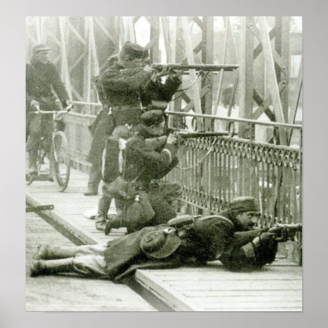 Belgiska infanteriet poster (Framsidan)