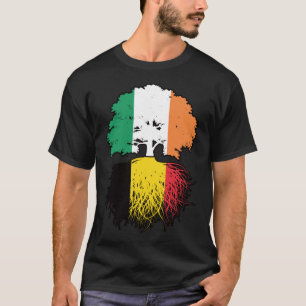 Belgiska irländska irländskt Träd-Flagga T Shirt