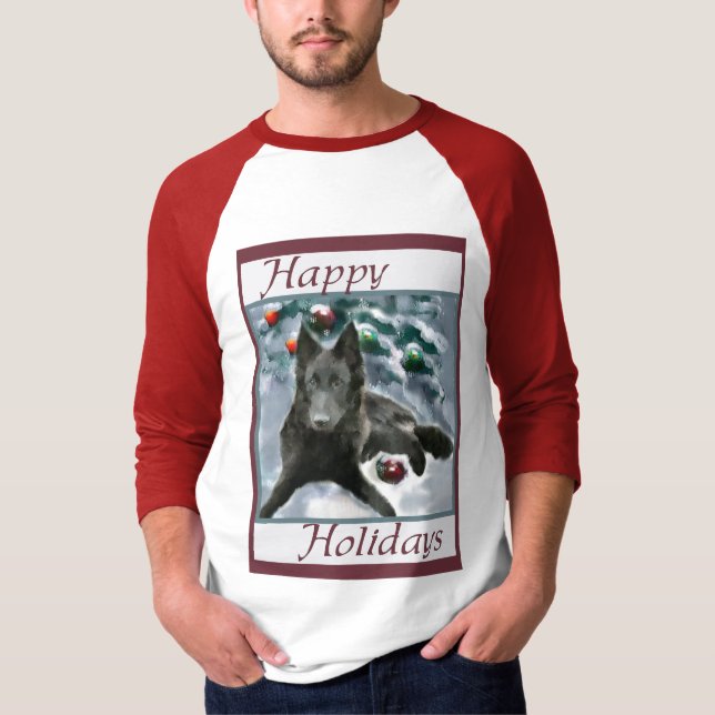 Belgiska julgåvor för Sheepdog Tee (Framsida)